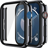 Misxi tempered glass case for Apple Watch Series 7 (2021) 46mm and Series 6 watch