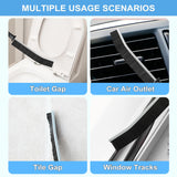 11Pcs Crevice Cleaning Brush Set, Hard Bristle Cleaning Supplies for Kitchen, Bathroom, Corner, Grout, Sink, Cup, Teapot, Bottle, Blender