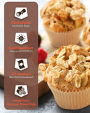 200pcs Non-stick Standard Cupcake Liners for Baking, Natural, Food-grade Cupcake Wrappers, Greaseproof Parchment Muffin Liners by [Brand]