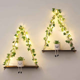 boho-floating-shelves-with-artificial-ivy-led-string-light-set-of-2