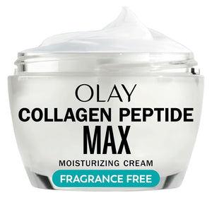 olay collagen peptide face moisturizer, firming cream for women, fragrance-free, non-greasy, hydrating and anti-aging skin care