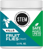 STEM Kills Fruit Fly Trap with Botanical Extracts, 5.4 fl oz, Pack of 1 - Effective Indoor Fly Insecticide