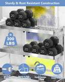3 Tier Extra Large Over The Sink Dish Drying Rack, Expandable Stainless Steel Dish Drainer with Multifunctional Organizer, Space-Saving Above Sink Dish Rack with Large Capacity for Kitchen Counter
