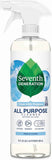 Seventh Generation All Purpose Cleaning Spray Surface Cleaner Lemon Chamomile scent Cuts Grease 23 oz, Pack of 4