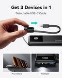 INIU Portable Charger, Compact 45W Fast Charging Power Bank, 10000mAh USB C Battery Pack with Cable & Stand, TSA Travel Phone Charger for iPhone 17 16 15 14 Pro Max Air, Samsung S26 S25, iPad etc