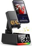 Bluetooth speaker for men and women - induction phone stand with HD sound and anti-slip base, perfect gift for him or her