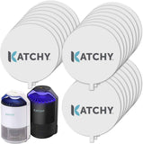 Katchy Original and Midnight Glue Board Refills (8 Pack) - Indoor Insect Trap Glue Board Refills for Mosquito, Gnat, Moth, Fruit Flies - Non-Zapper Traps for Buzz-Free Home