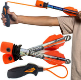 Toy Rocket Launcher for Kids: Outdoor Toys Slingshot Rocket Launchers - Best 6-10 Year Old Boy Gifts for Teens Boys & Girls All Ages - Fun Summer Toys 5 6 7 8 9 10 11 12+ Year Old Boy Birthday Gifts