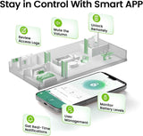 GHome 3-in-1 Smart Fingerprint Door Lock with App Control & Key, Biometric Thumbprint for Home & Office