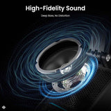 Cell Phone Stand with Instant Wireless Induction Bluetooth Speaker, No Bluetooth Pairing Needed, 1-Second Connection, HD Surround Sound, Practical Gifts for men, women, Dad, Mom, Hearing Impaired