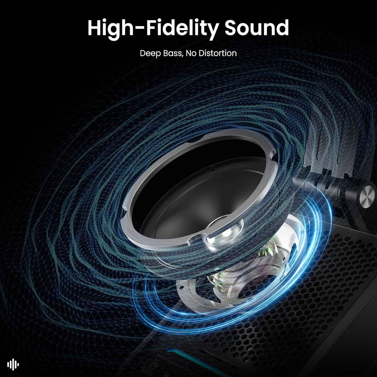 Cell phone stand with instant wireless induction Bluetooth speaker and no pairing needed