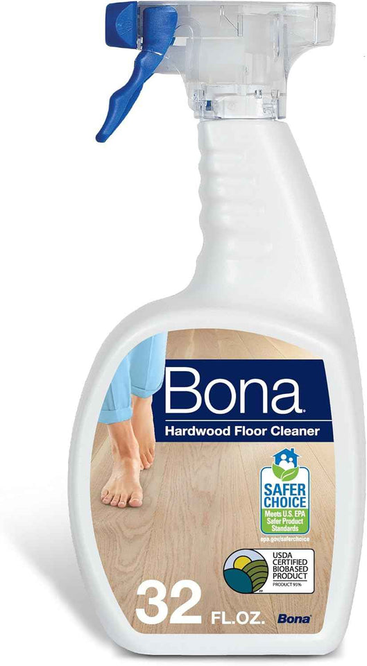 Bona Hardwood Floor Cleaner Refill - 128 fl oz - Unscented - Refill for Bona Spray Mops and Spray Bottles - Residue-Free Floor Cleaning Solution for Wood Floors