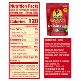 Sun-Maid California sun-dried raisins 2-pack 32 oz resealable bag natural sweetener snack