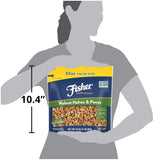 Fisher Chef's Naturals 2 lb unsalted walnuts for baking, cooking, and healthy snacks, resealable bag, vegan protein, keto snack, chopped nuts