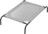 Coolaroo Original Elevated Dog Bed - Breathable Off-The-Ground Pet Bed with Cooling Fabric, Joint Relief & Moisture-Resistant Fabric, 100% Recyclable, Easy Clean, Grey, Medium