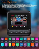 Sarmert C2 4K Dual Dash Cam Front and Rear - Built-in GPS and 5G WiFi, Free 64GB Card Included, 4K UHD Dash Camera for Cars, Night Vision, WDR, Loop Recording, App Control, 24H Parking Mode
