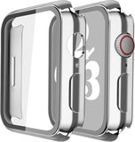 Misxi tempered glass case for Apple Watch Series 7 (2021) 46mm and Series 6 watch