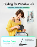 Wireless Charger iPhone Charging Station: 3 in 1 Charger Stand Multiple Devices for Apple - iPhone 16e 16 15 14 Pro Max 13 12 11 - Watch 10 9 8 7 6 5 4 3 2 SE and Ultra Series - Airpods 4 3 2 Pro - Zynora