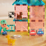 MAGNA-TILES Puppy Park 27-Piece Magnetic Construction Set, The Original Magnetic Building Brand