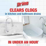 Drano Balance 32 Fl Oz Non-Corrosive Drain Clog Remover and Cleaner for All Pipes and Septic Tanks