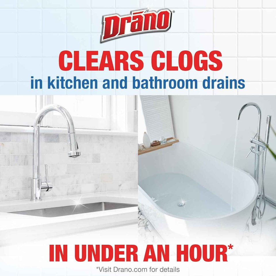Drano Balance 32-fl-oz non-corrosive drain clog remover and cleaner for all pipes and septic tanks