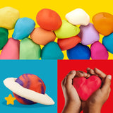 Play-Doh Jewel Colors Bulk 12-Pack of 4-Ounce Cans, Holiday Stocking Stuffers, Prizes & Party Favors, Kids Arts & Crafts, Preschool Toys, Ages 2+ (Amazon Exclusive), 1 Kg