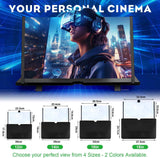 14 inch smartphone screen magnifier 3d hd foldable amplifier phone stand gift