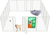 FXW Homeplus Unleashed Indoor Dog Playpen - Stress-Free and Safe Play, Heavy Duty 24 Inch 6 Panels Dog Pen for Puppy and Small Dogs, Black│Patented