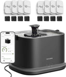 PETLIBRO Upgrade Cat Water Fountain Stainless Steel Tray, Dockstream 2 Cat Fountain Indoor, 3L/101oz Auto Cat Fountains for Drinking, App Monitoring Pet Water Fountain Dog, 5G WiFi Cat Water Dispenser