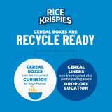 Kellogg's Original Rice Krispies Cold Breakfast Cereal, Giant Size, 24oz Box, 8 Vitamins and Minerals