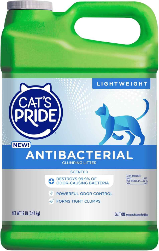 Cat's Pride Premium Lightweight Clumping Litter: Pure & Fresh - Up to 10 Days of Powerful Odor Control - Multi-Cat, Scented, 10 Pounds