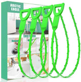Drain Snake Hair Drain Clog Remover - 3 Pack Shower Snake Sink Unclogger Tool with Exquisite Packaging