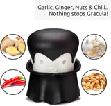 OTOTO garlic crusher and mincer for ginger, nuts, chili, herbs and goth kitchen gifts with twist top manual press peeler