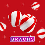 brachs bobs sweet stripes soft peppermint candy, individually wrapped pieces, 3.9 lb tub