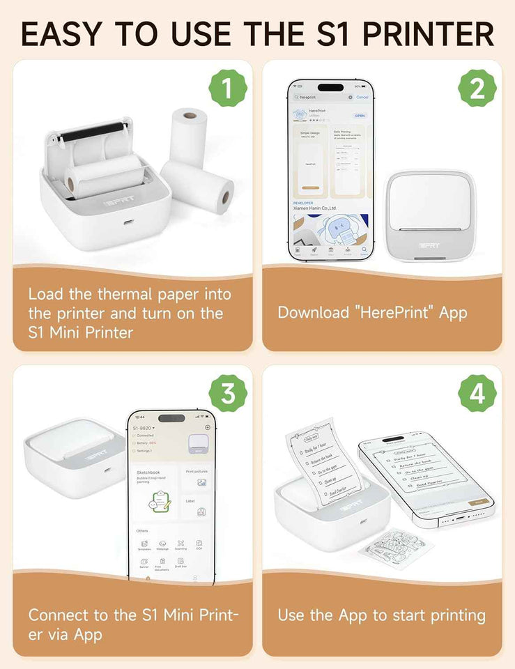 idprt portable sticker maker machine with 1 roll sticker paper grey