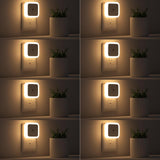 Sujeet Night Light, Night Lights Plug into Wall 8-Pack, Nightlight Plug in Night Light, Dusk to Dawn Night Lamp Led (Warm White)
