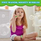 Party Goodie Bag Stuffer Fillers for Kids, 32 Pack Mini Bubble Wand Toys Gifts for Toddler, Small Birthday Summer Beach Pool Camping Party Favor Supplies,4th of July Classroom School Stuff Treat Prize