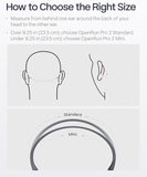 SHOKZ New OpenRun Pro 2- Bone Conduction Headphones, Open-Ear Bluetooth Wireless Sport Earphones for Running, Workouts - Sweat Resistant, Secure Comfortable Fit -Deep Bass, Smart Mic, Reflective Strip
