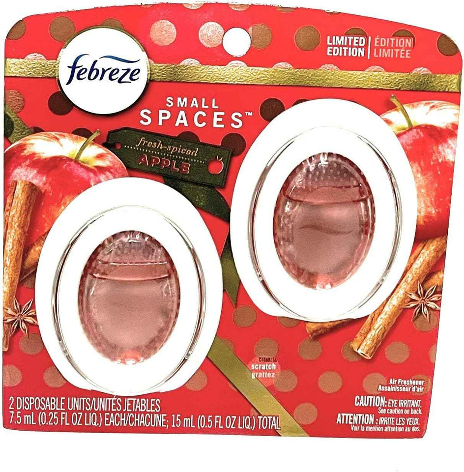 Febreze Bathroom Air Freshener, Odor-Fighting, Plug In Alternative, Air Fresheners for Home, Bathroom, & Kitchen, Closet Air Fresheners, Pet & Litter Box Odor Fighter, Refresh & Energize Scent, 4ct