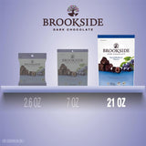 BROOKSIDE Dark Chocolate, Acai and Blueberry Flavored Snacking Chocolate Bag, 21 oz