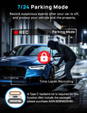 Navycrest 4K Dash Cam Front and Rear with 64GB Card, Built-in 5G WiFi, Dash Camera for Cars 4K Front and 1080P Rear, Dashcams for Cars Loop Recording, Gravity Sensor, 24-Hours Parking Mode