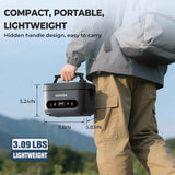 100W Cordless Electric Lunch Box for Adults, Rechargeable Battery Powered Heated Lunch Box with 5-Sided Heating for Work and Outdoor Use
