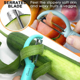 GANNK Vegetable and Fruit Peeler for Kitchen, Easy to Use and Clean