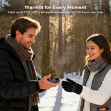 Hand Warmers Rechargeable 2 Pack, AI Smart Chips 20Hrs Long Safe Heat, Magnetic Electric Hand Warmers, Gifts for Christmas, Outdoor, Golf, Hunting, Camping Accessories