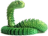 24in 3D Printed Snake Toys, Flexible 3D Printed Animal, Fidget ADHD Snake Toys, Perfect Desk Pet for Animal Collectors, Easter Basket Essentials, Easter Basket Stuffers