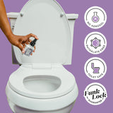 Poo-Pourri Before-You-Go Toilet Spray, Lavender Vanilla, 2 Fl Oz, Up to 100 Uses, Bathroom Odor Deodorizer with Essential Oils for Home or Work, Travel Essentials, TSA Approved Size