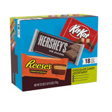 Hershey's assorted milk chocolate candy variety box 27.3 oz 18-count