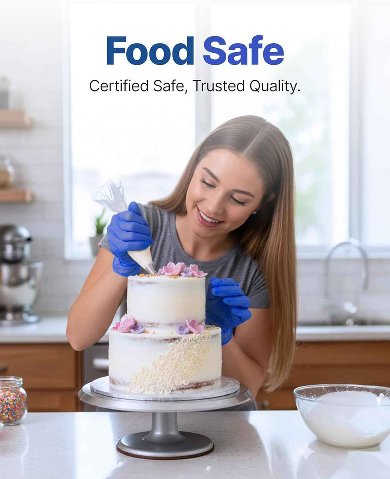 Schneider Nitrile Exam Gloves: Latex-Free, Powder-Free, Food-Safe for Cooking & Household
