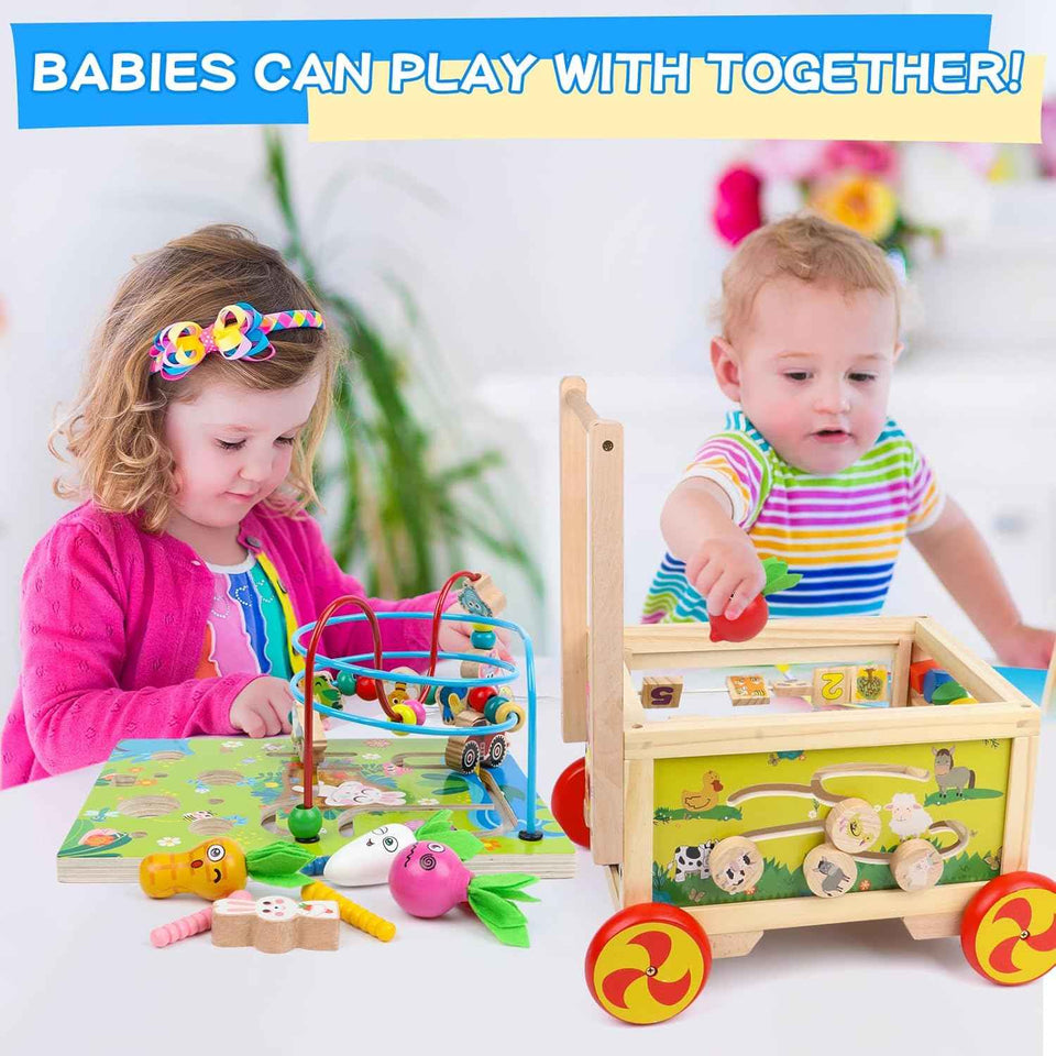 wooden-activity-cube-7-in-1-montessori-toy-for-1-year-old-baby-toddler-learning-and-development