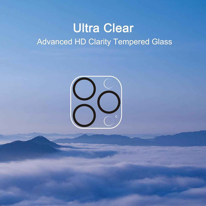 ailun 3 pack tempered glass lens protector for iphone 16 pro, 14 pro, and max models, 9h hardness, anti-scratch, case friendly